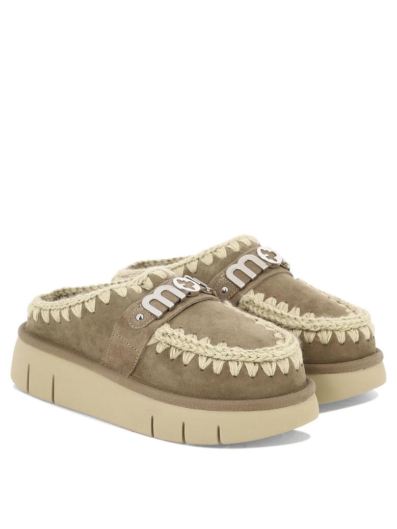 brown suede slippers by Selfnex