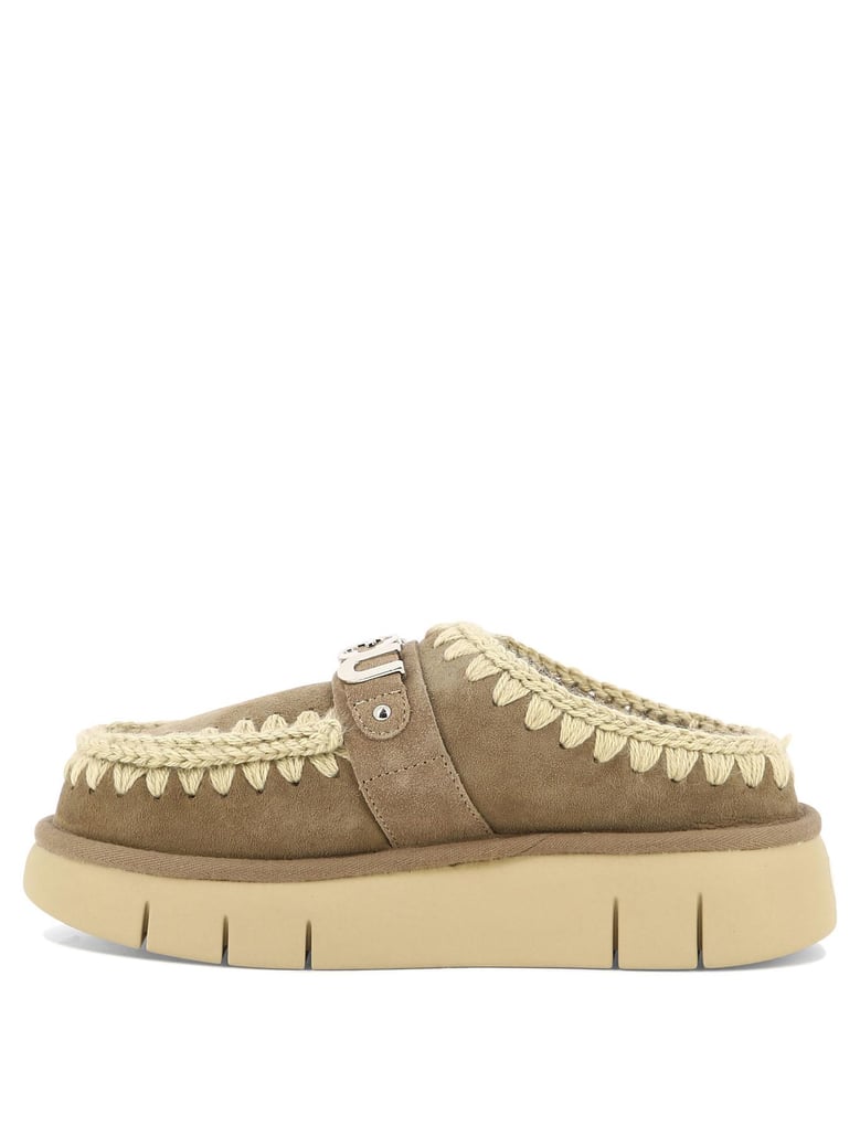 brown suede slippers by Selfnex