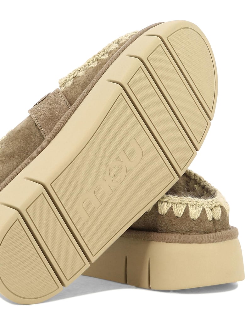 brown suede slippers by Selfnex