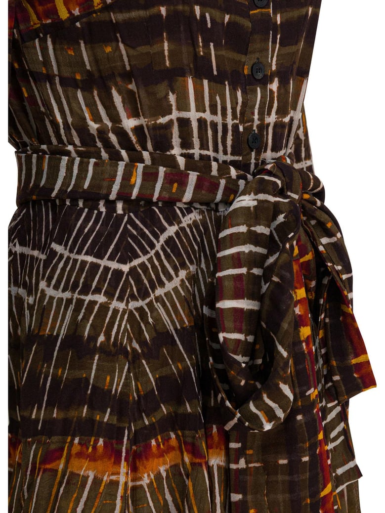 brown plaid wool dress by Selfnex