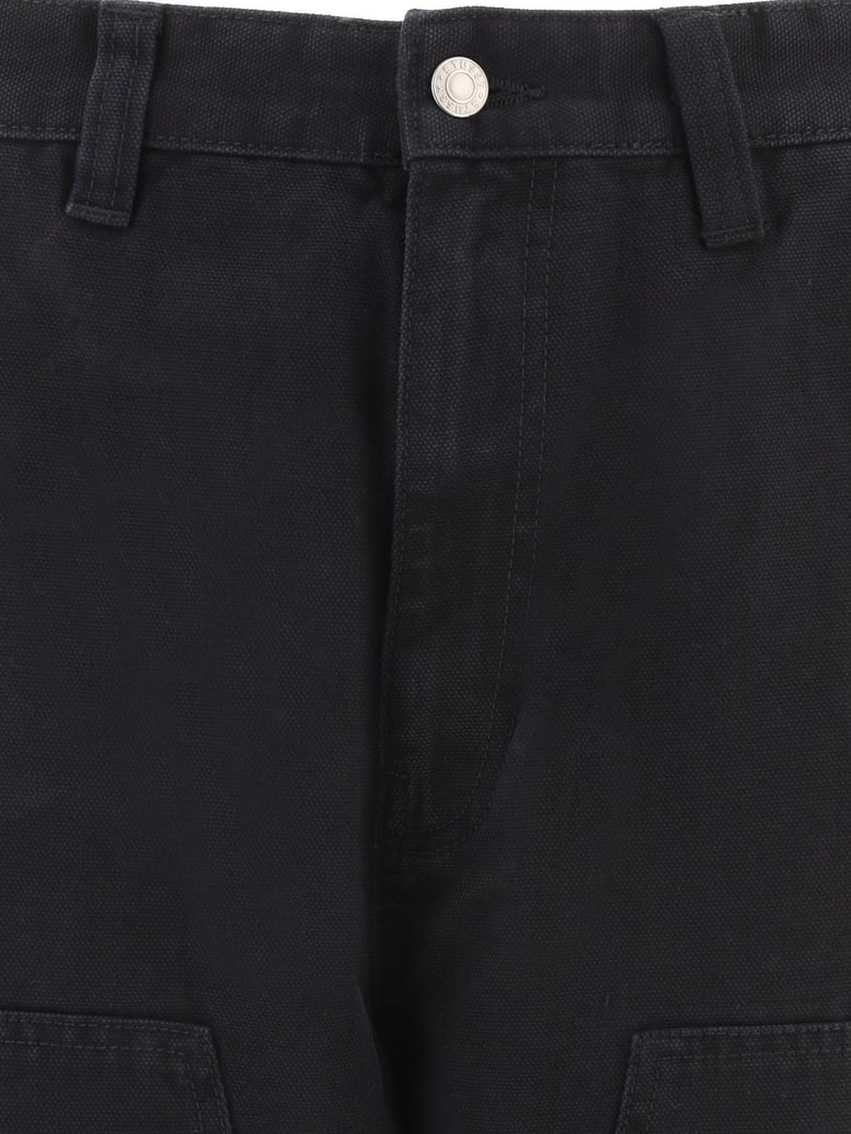 black cotton trousers by Selfnex
