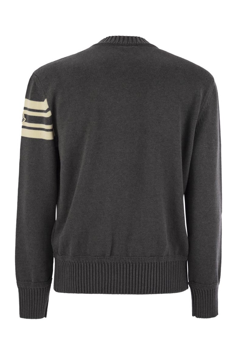 sweater with round neck in cotton by Selfnex