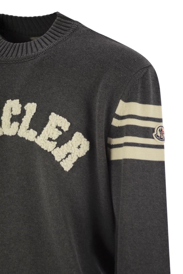 sweater with round neck in cotton by Selfnex