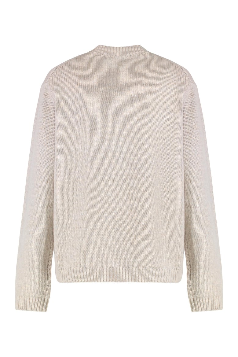 sweater with round neckline in wool by Selfnex