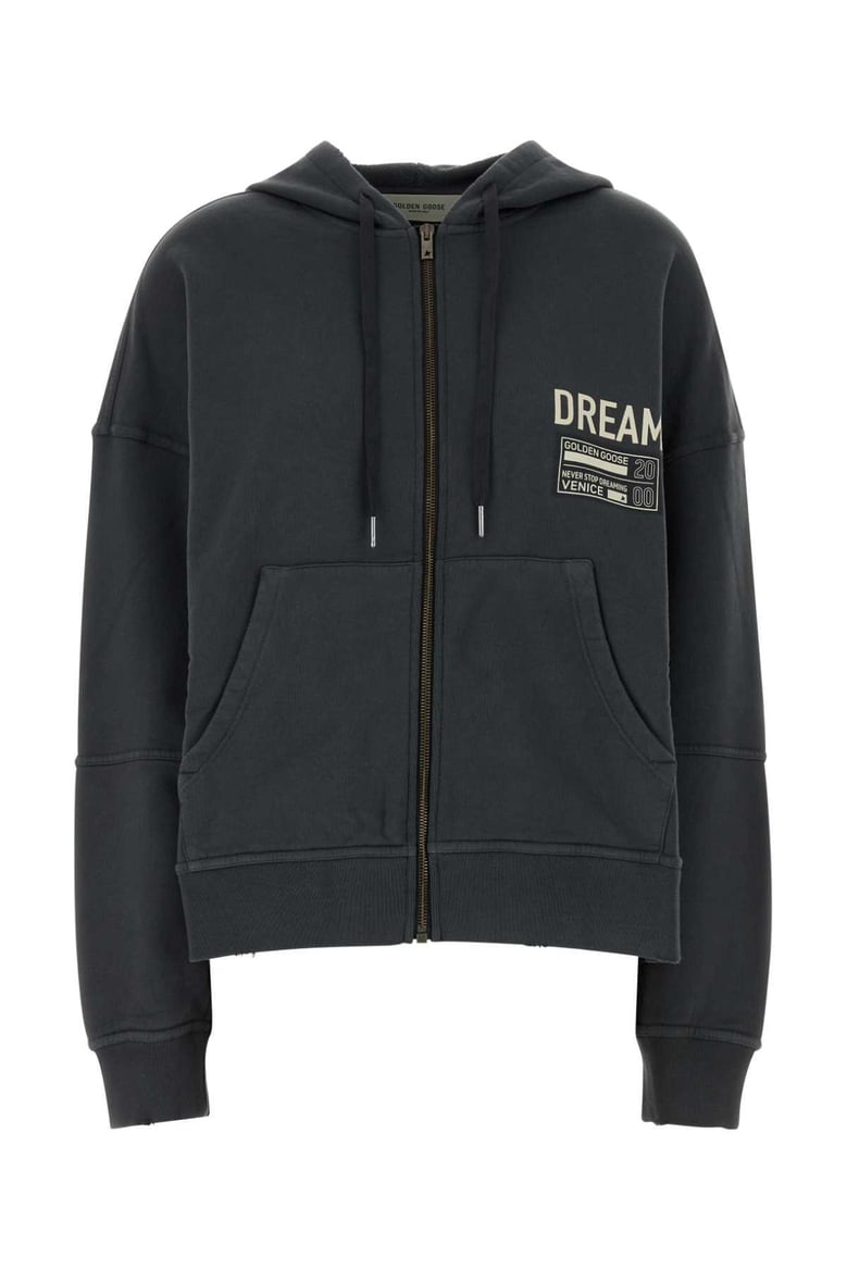 full-zip hoodie in cotton by Selfnex