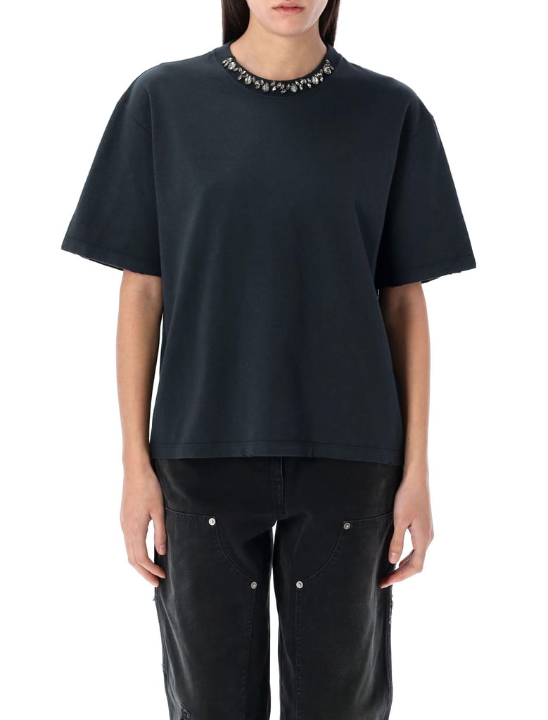 round neck t-shirt in cotton by Selfnex