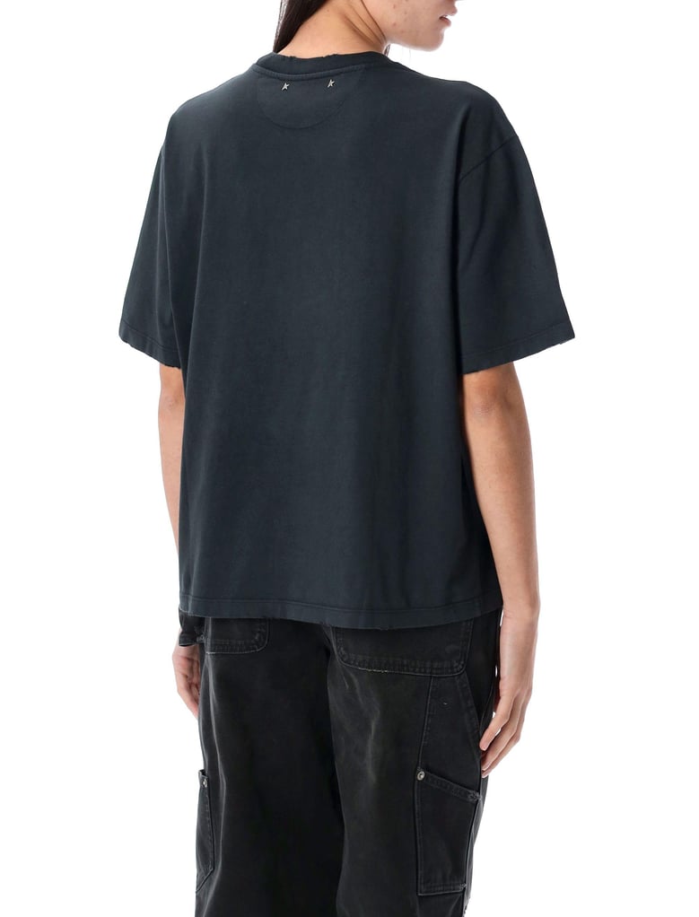 round neck t-shirt in cotton by Selfnex