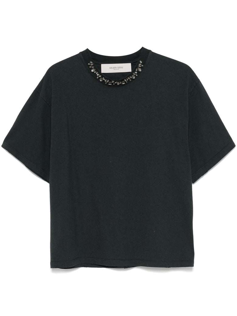 round neck t-shirt in cotton by Selfnex
