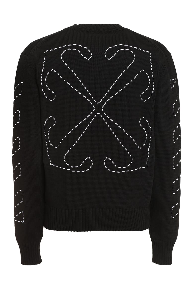 cotton crew-neck sweater by Selfnex