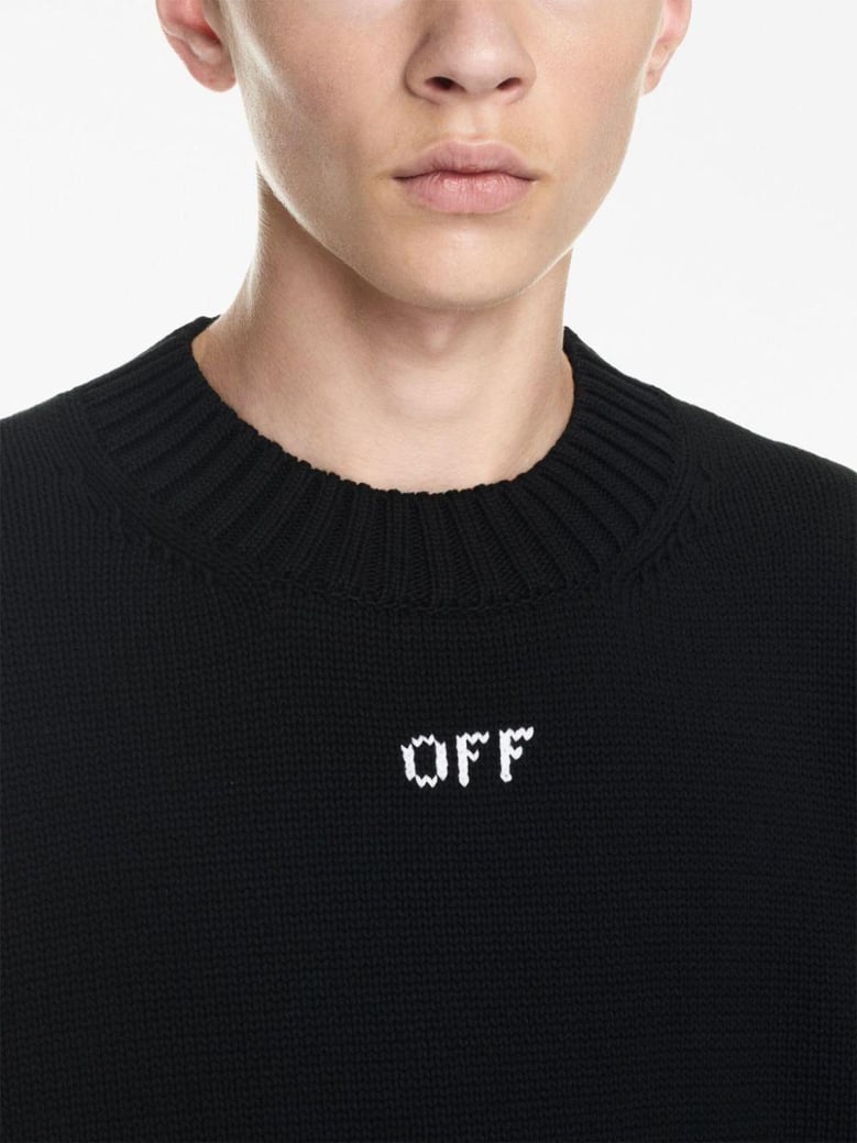 cotton crew-neck sweater by Selfnex