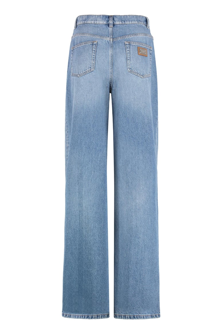 wide-leg jeans with 5 pockets by Selfnex