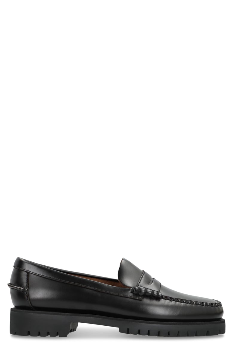 moccasins dan lug in leather by Selfnex