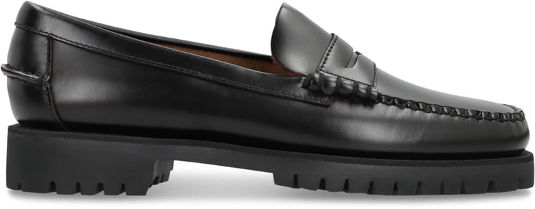 moccasins dan lug in leather by Selfnex