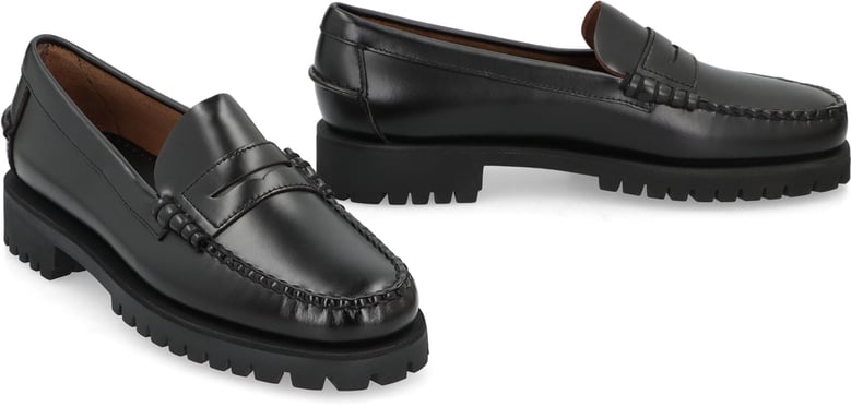 moccasins dan lug in leather by Selfnex
