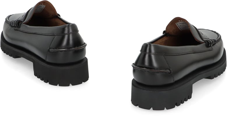 moccasins dan lug in leather by Selfnex
