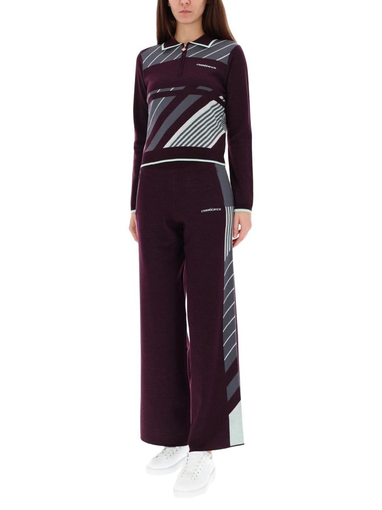 diagonal tennis polo shirt by Selfnex