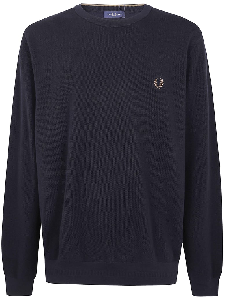 pique sweater with logo by Selfnex