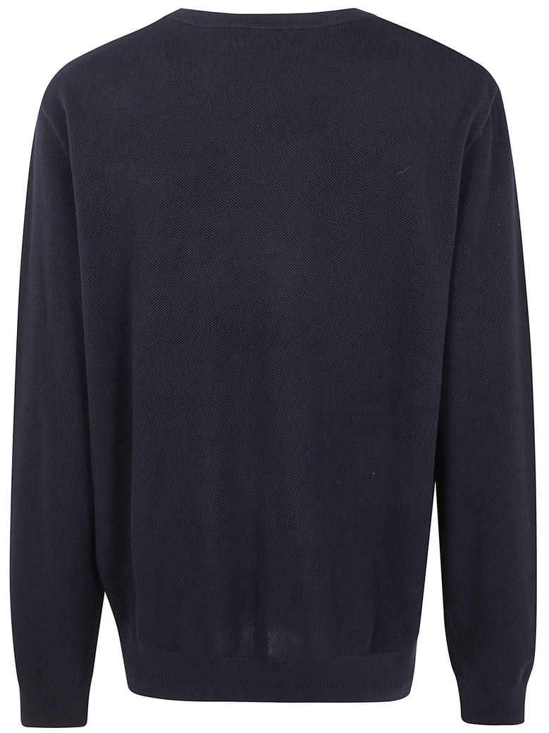 pique sweater with logo by Selfnex
