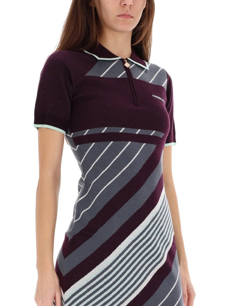 diagonal tennis polo dress by Selfnex