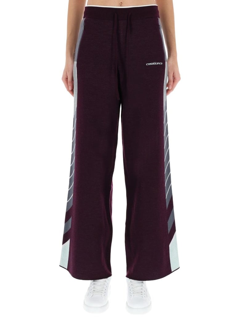 diagonal tennis pants by Selfnex