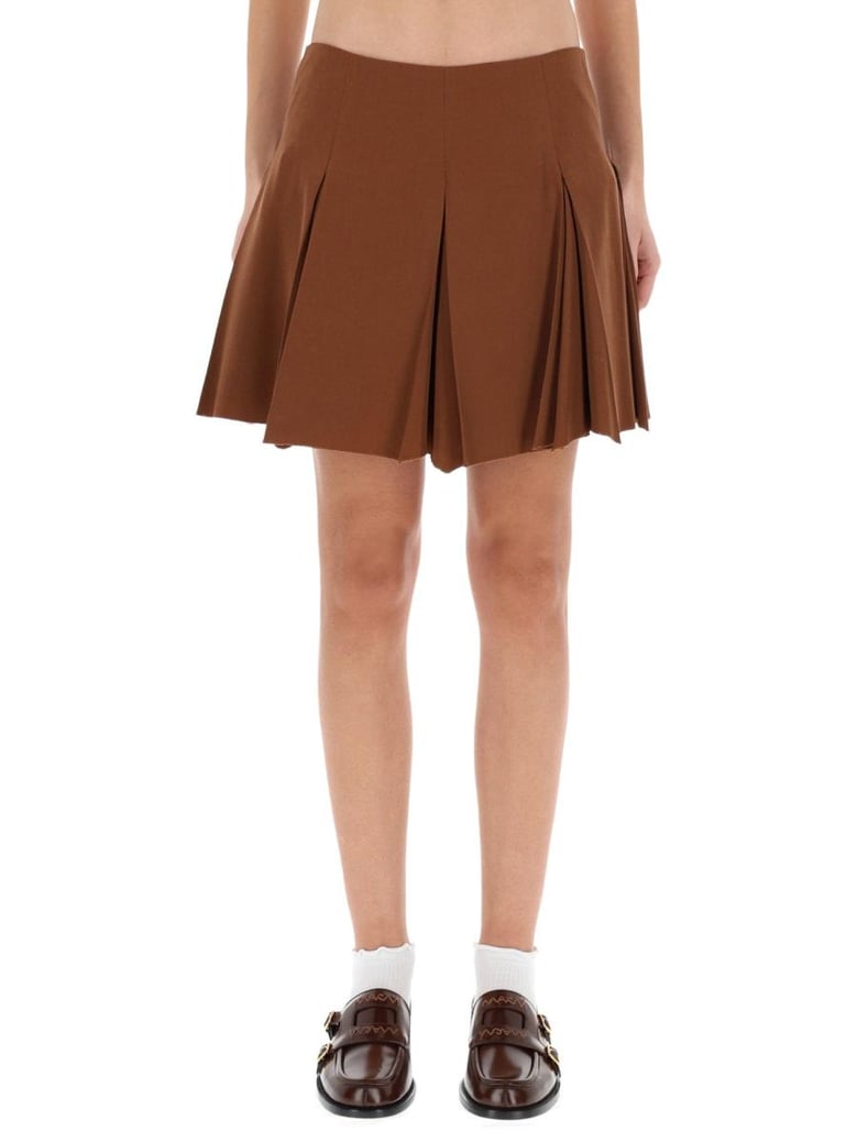 pleated miniskirt by Selfnex