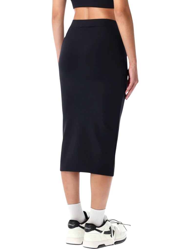 midi skirt with logo by Selfnex