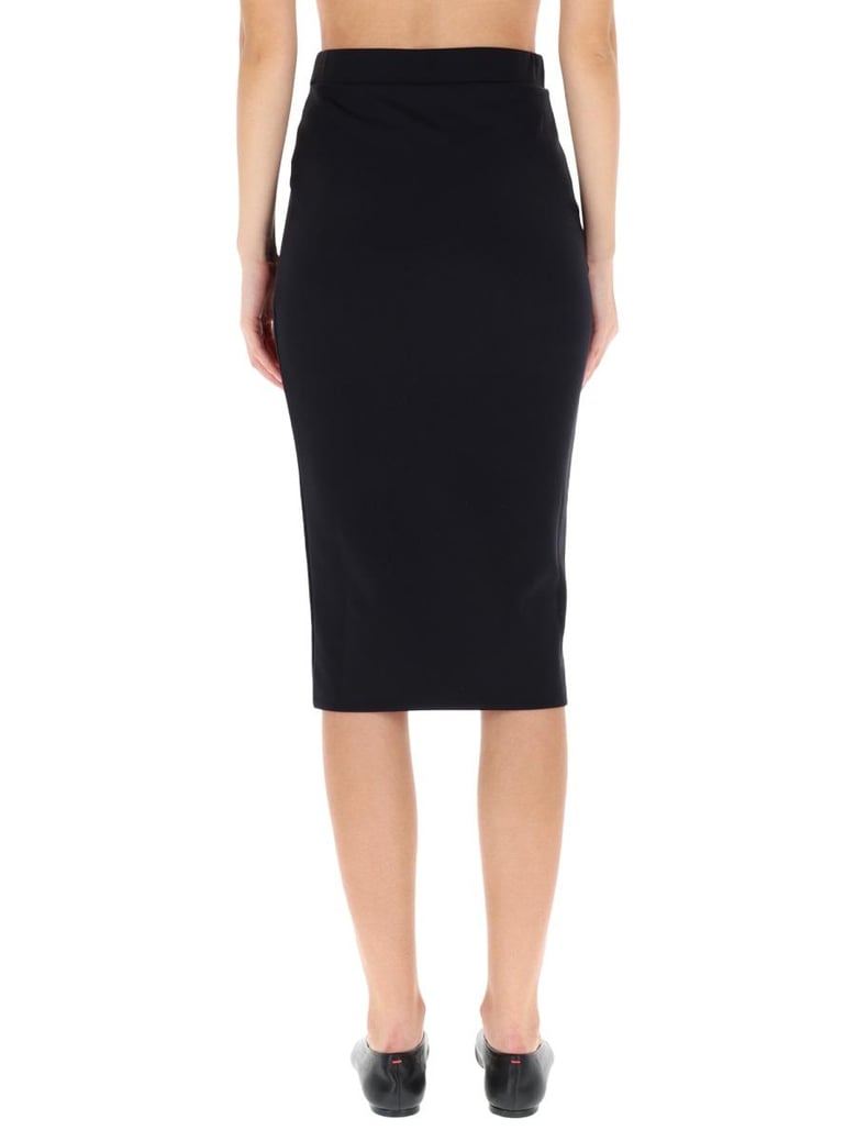 midi skirt with logo by Selfnex