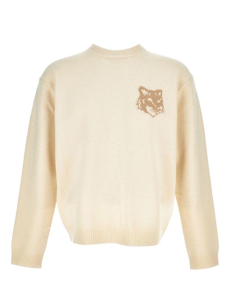 fox head wool jumper by Selfnex
