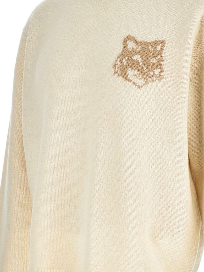 fox head wool jumper by Selfnex