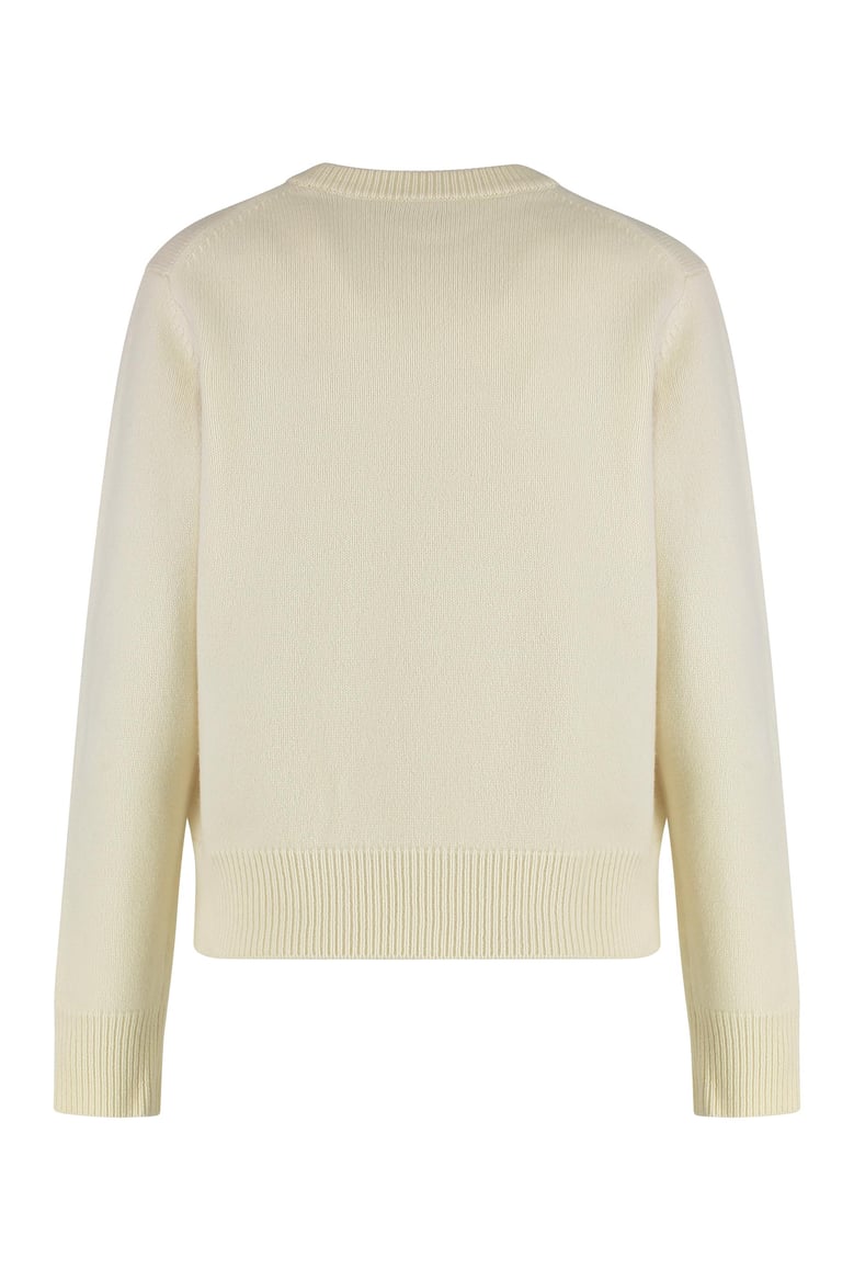 fox head wool crewneck jumper by Selfnex