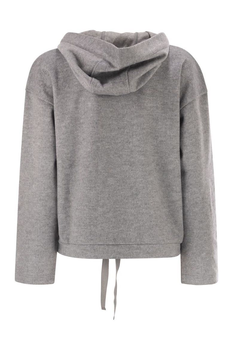 oscuri - drap jersey sweatshirt by Selfnex