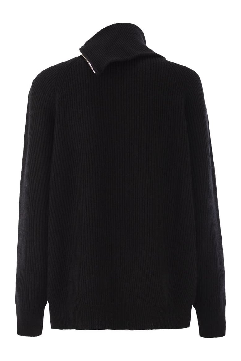 salpa - cashmere-blend sweater with zip by Selfnex