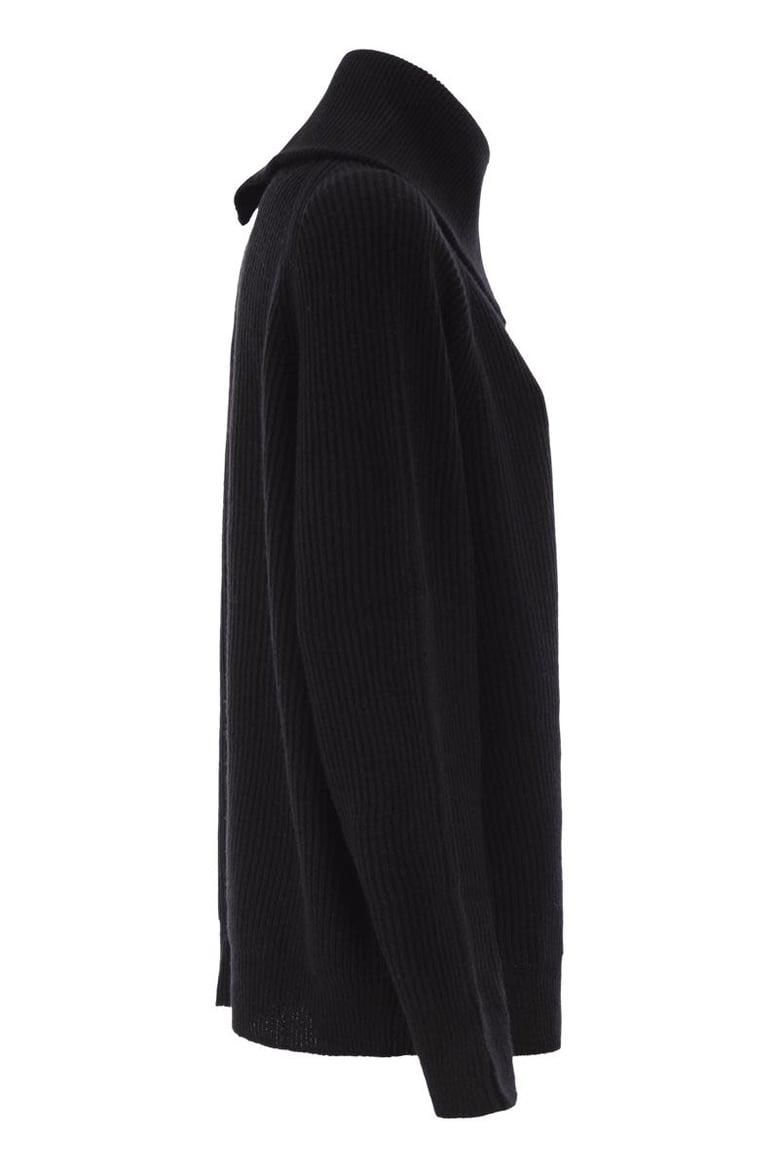 salpa - cashmere-blend sweater with zip by Selfnex
