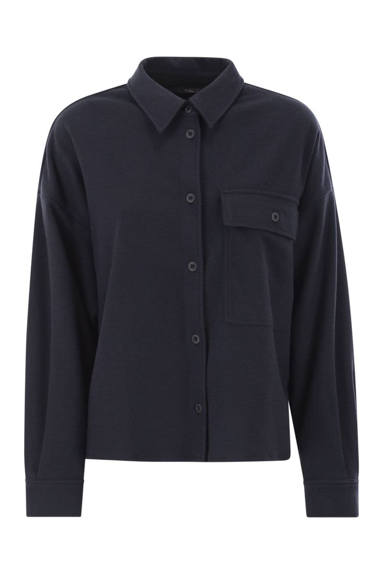 nancy - flannel jersey jacket by Selfnex