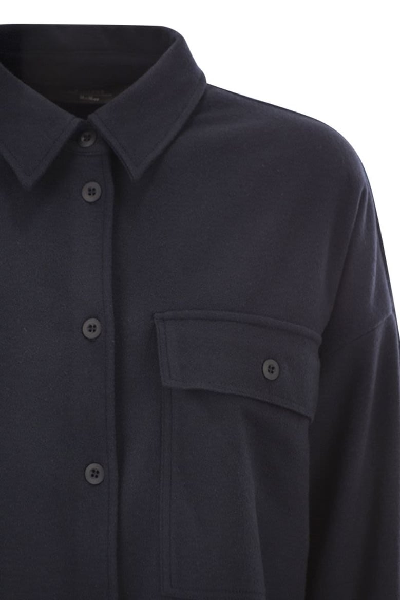 nancy - flannel jersey jacket by Selfnex