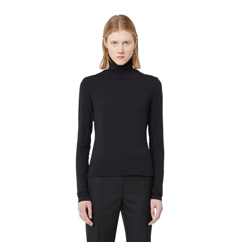 stone - jersey turtleneck jumper by Selfnex
