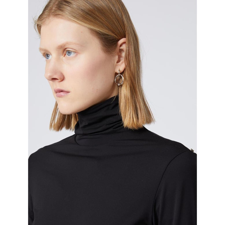 stone - jersey turtleneck jumper by Selfnex
