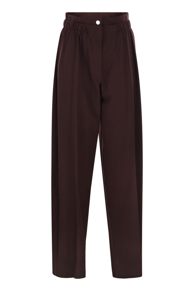 quito - wide-leg trousers in stretch wool by Selfnex