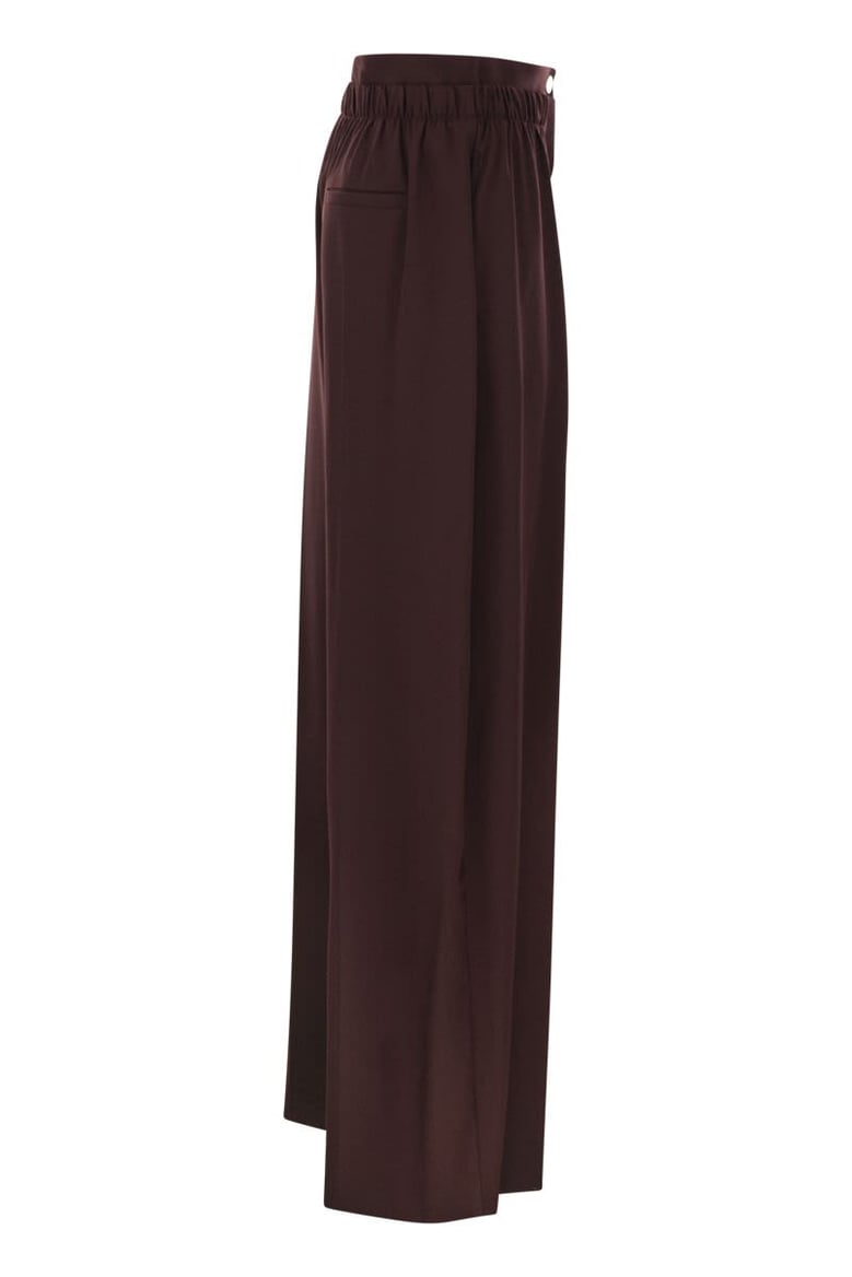 quito - wide-leg trousers in stretch wool by Selfnex