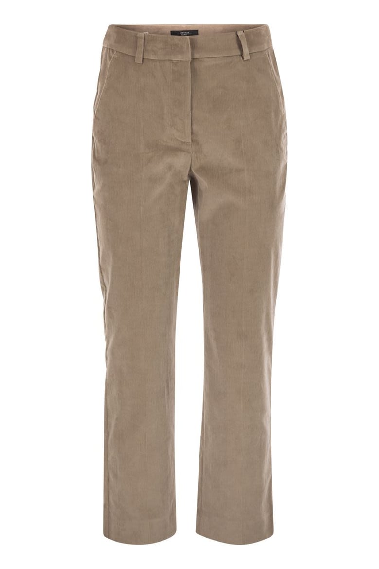 marruca - cotton velvet trousers by Selfnex