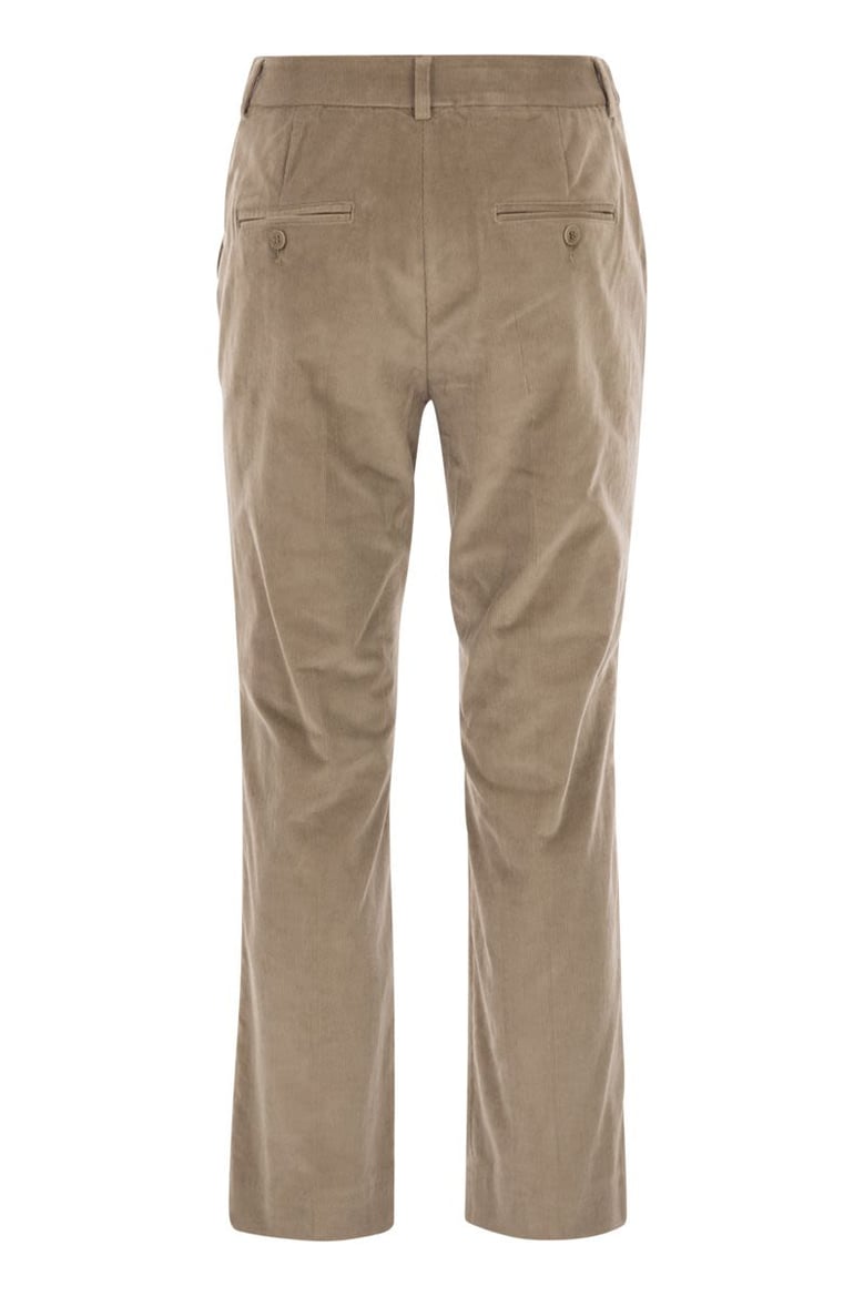 marruca - cotton velvet trousers by Selfnex