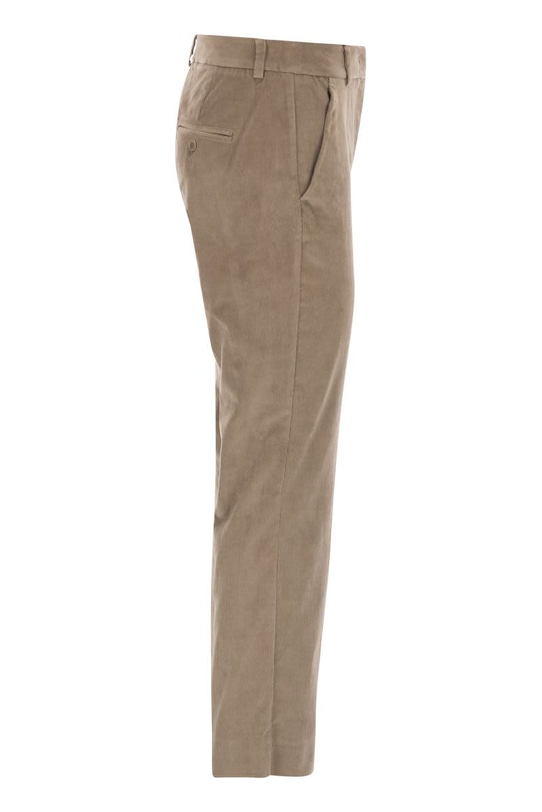 marruca - cotton velvet trousers by Selfnex