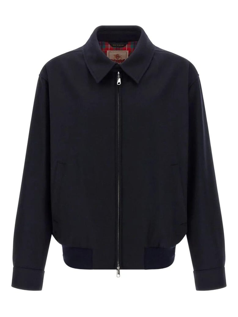 g18 melton - wool and cashmere bomber jacket by Selfnex