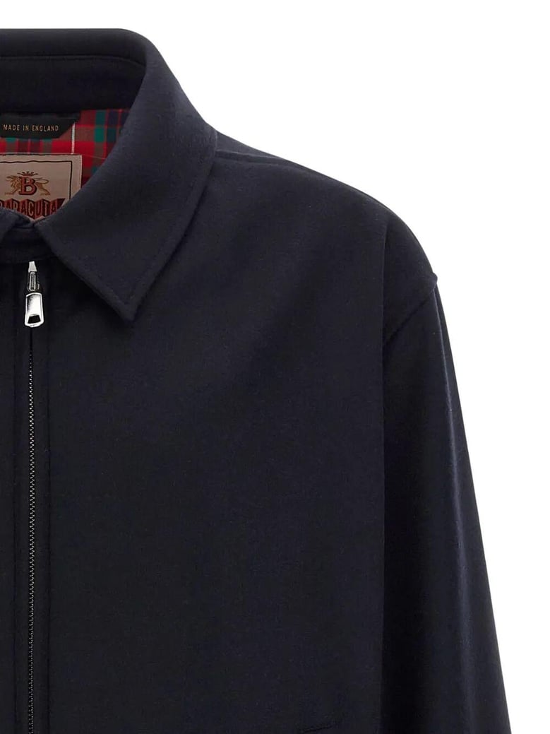 g18 melton - wool and cashmere bomber jacket by Selfnex
