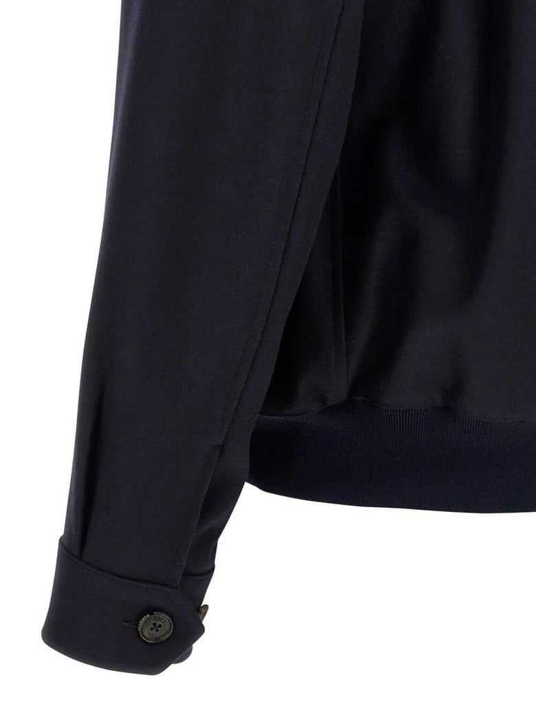 g18 melton - wool and cashmere bomber jacket by Selfnex