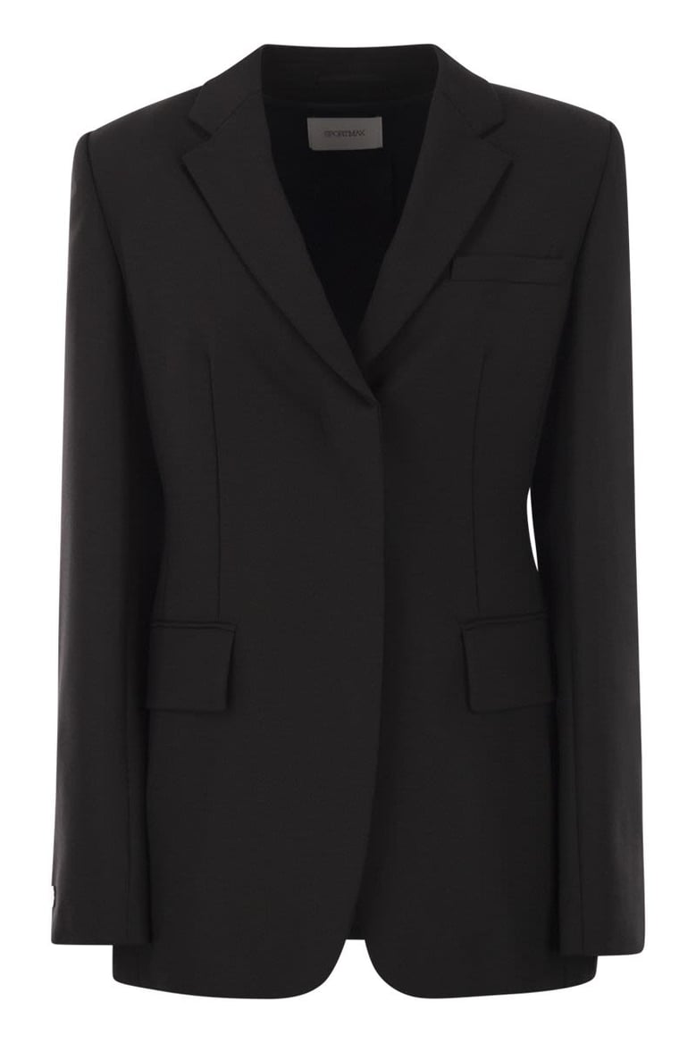 ranghi - stretch wool blazer by Selfnex