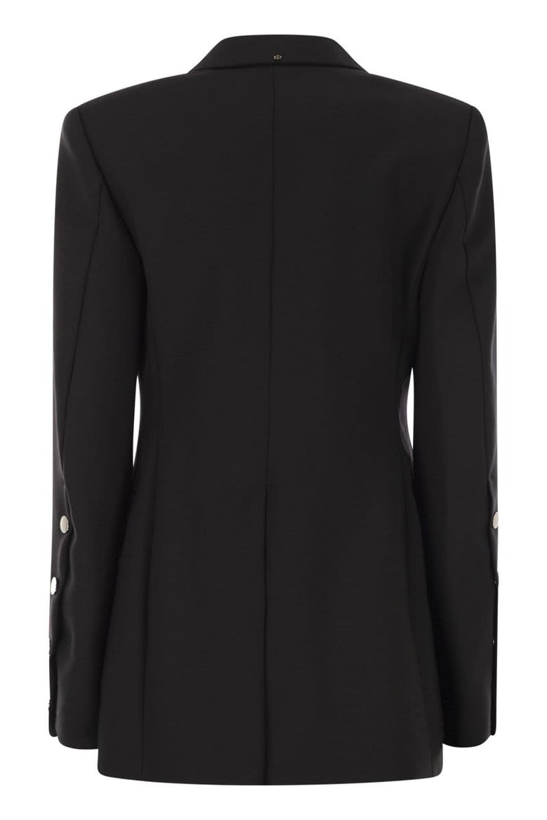 ranghi - stretch wool blazer by Selfnex