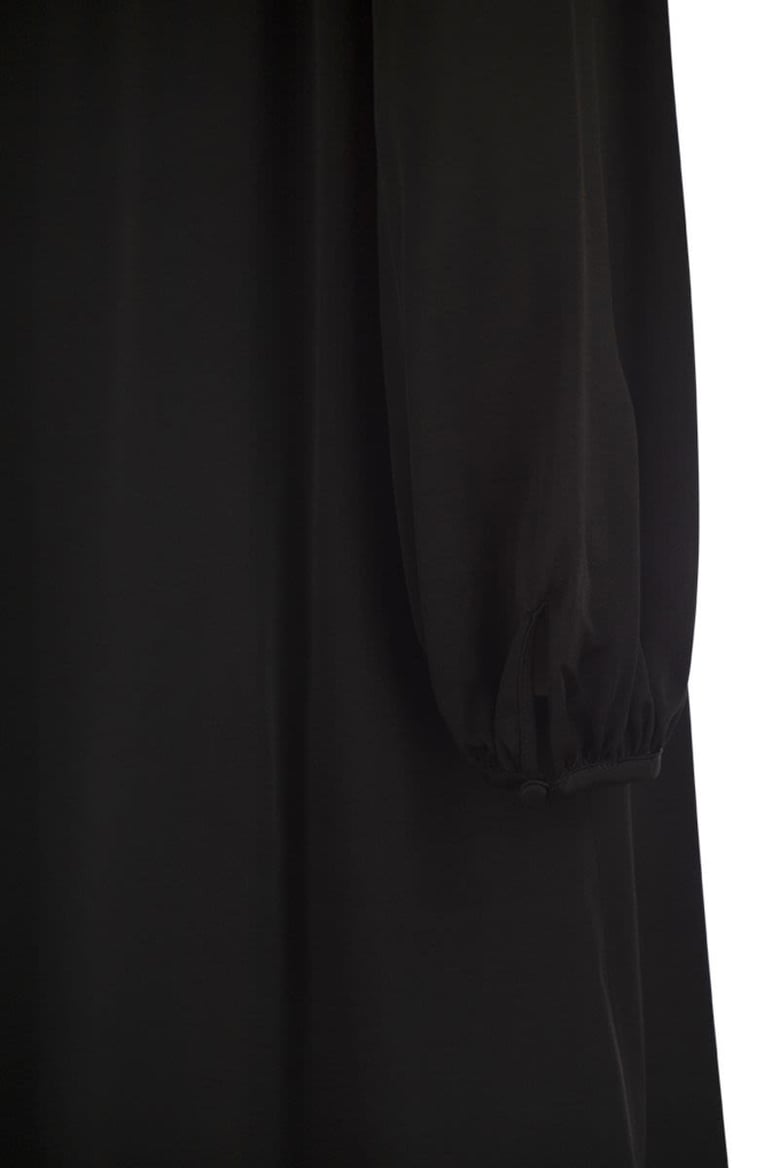 cabina1234 - mini dress in shiny satin reverse fabric by Selfnex