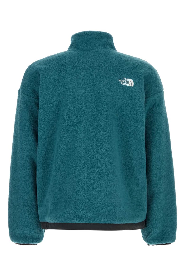 petrol fleece reversible jacket by Selfnex