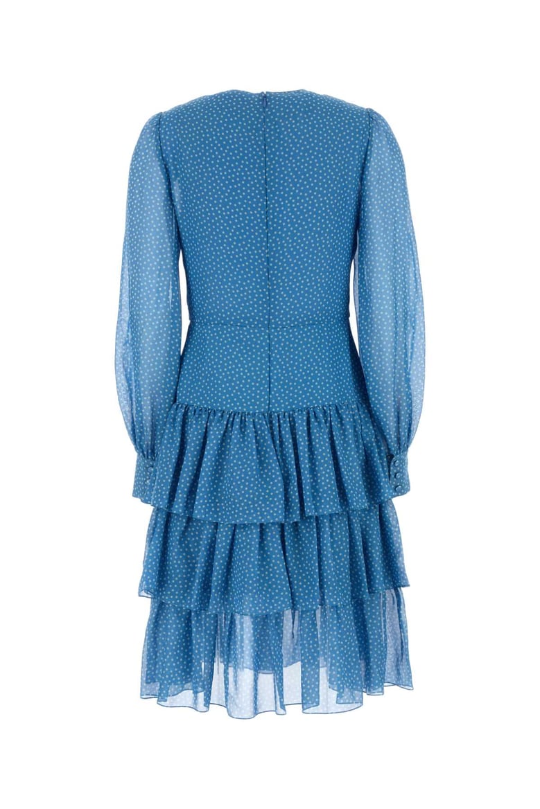 printed silk dress by Selfnex